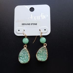 Turquoise Charming charlie  drop earrings